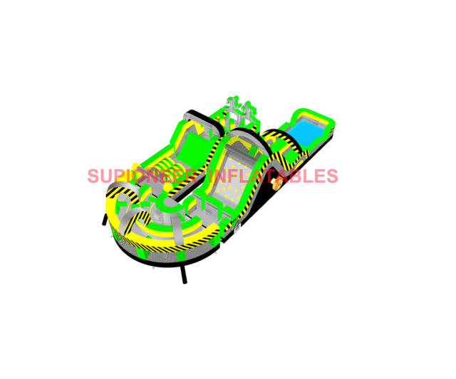 Nucler Fun Run Obstacle with Pool, OB-30215