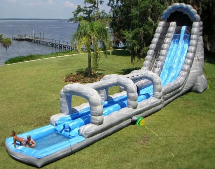 27 Roaring River Dual Lane Water Slide, WS-40105