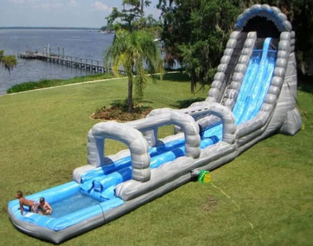 27 Roaring River Dual Lane Water Slide, WS-40105