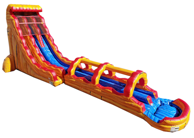 27 Lava Falls Dual Lane Water Slide, WS-40111