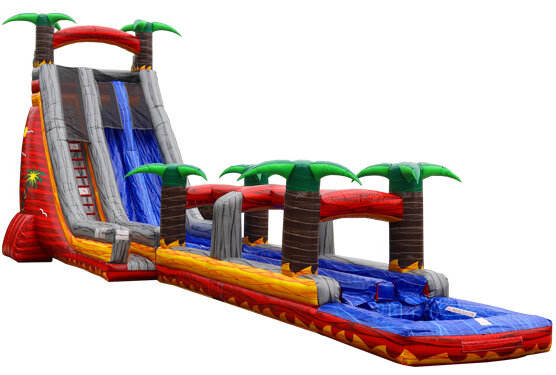 27 Blazing Tropic Dual Lane Water Slide, WS-40110