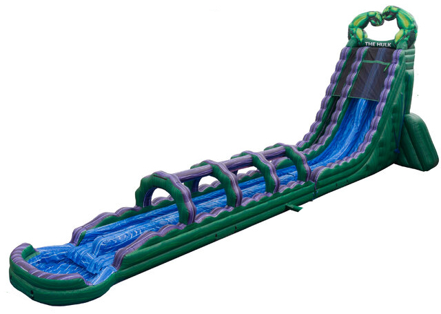 32 Hulk Dual Lane Water Slide, WS-40118