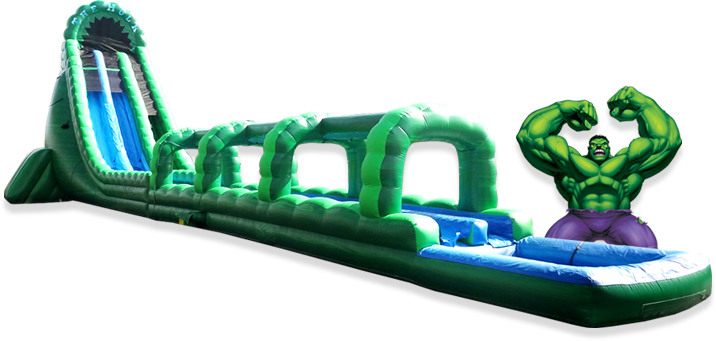 36 Hulk Dual Lane Water Slide, WS-40121