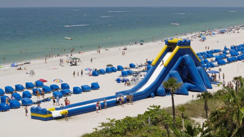36  Giant Hippo Water Slide, WS-40126