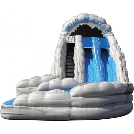 18 Wild Rapids Curved Water Slide with Pool, WS-40141