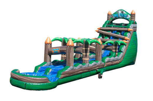 22 Tiki Falls Dual Lane Water Slide, WS-40145