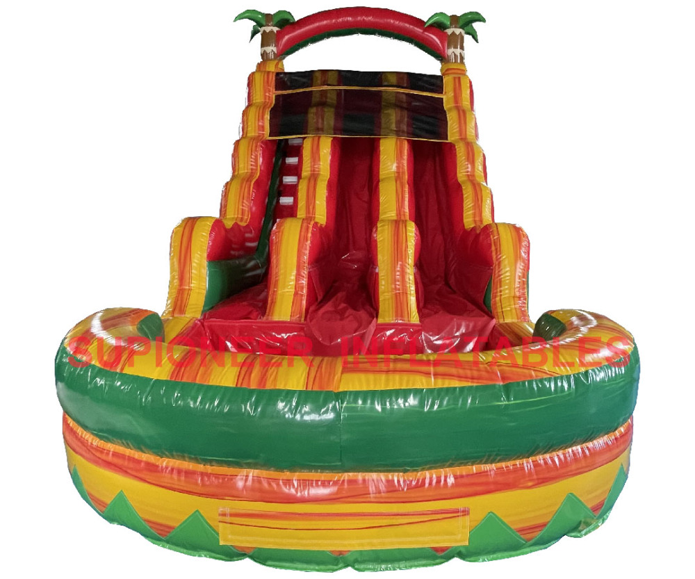 16 Tropical Fiesta Dual Lane Water Slide, WS-2404265