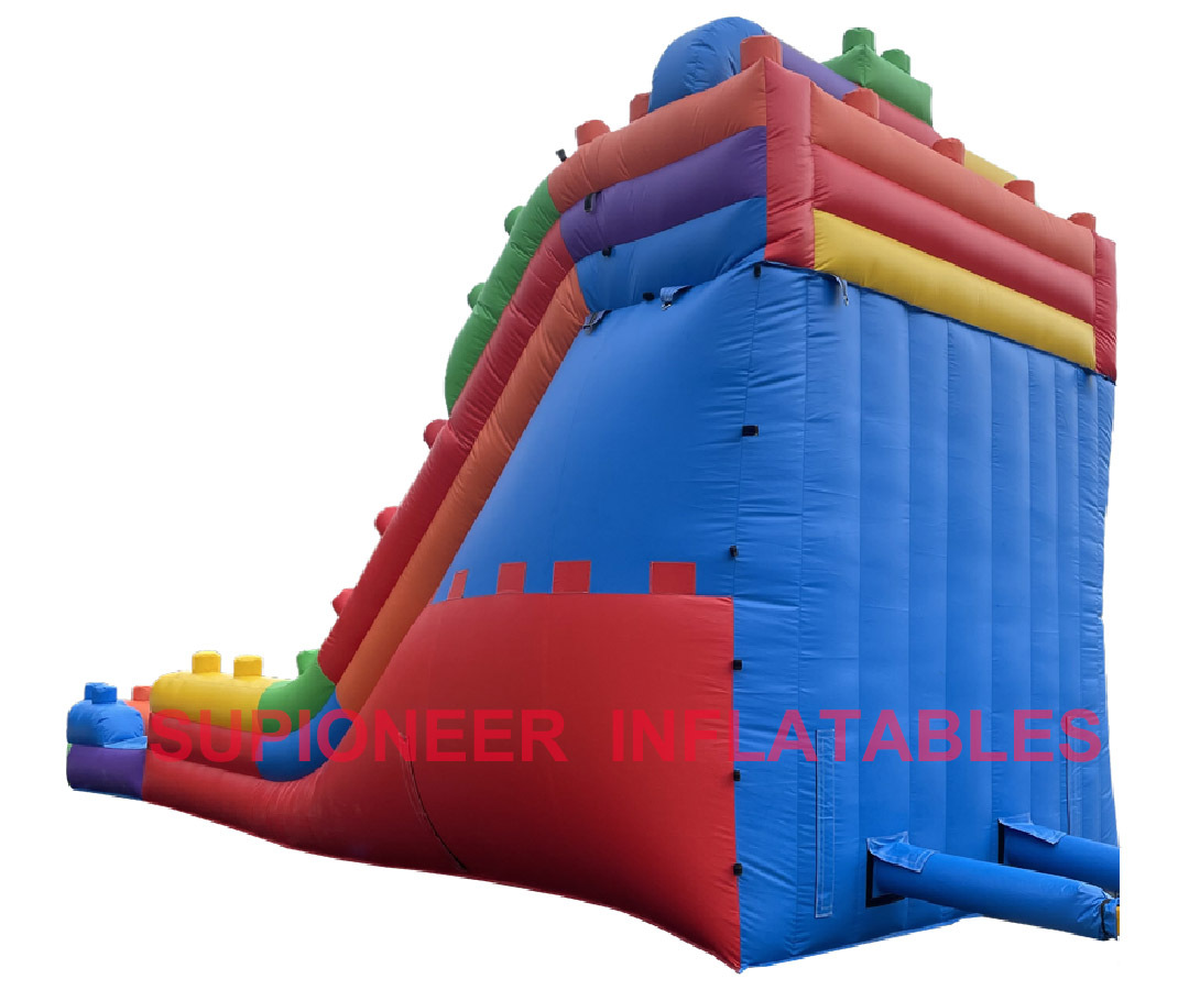 18 Lego Blocks Dual Lane Water Slide, WS-40146