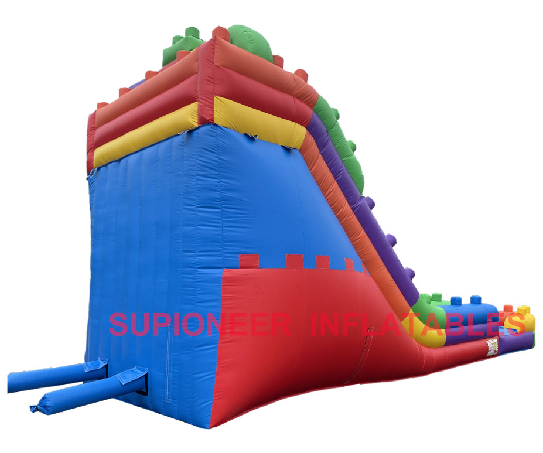 18 Lego Blocks Dual Lane Water Slide, WS-40146