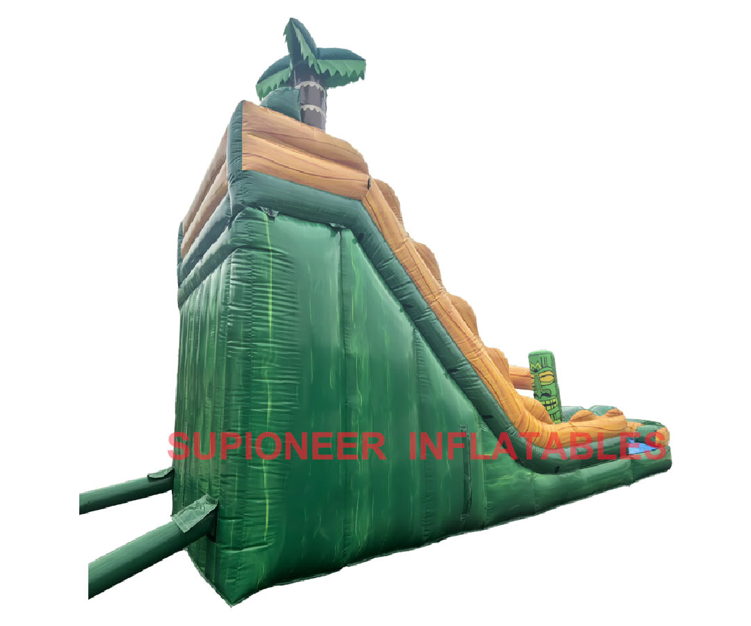 18 Tiki Island Water Slide with Inflated Pool, WS-2412295