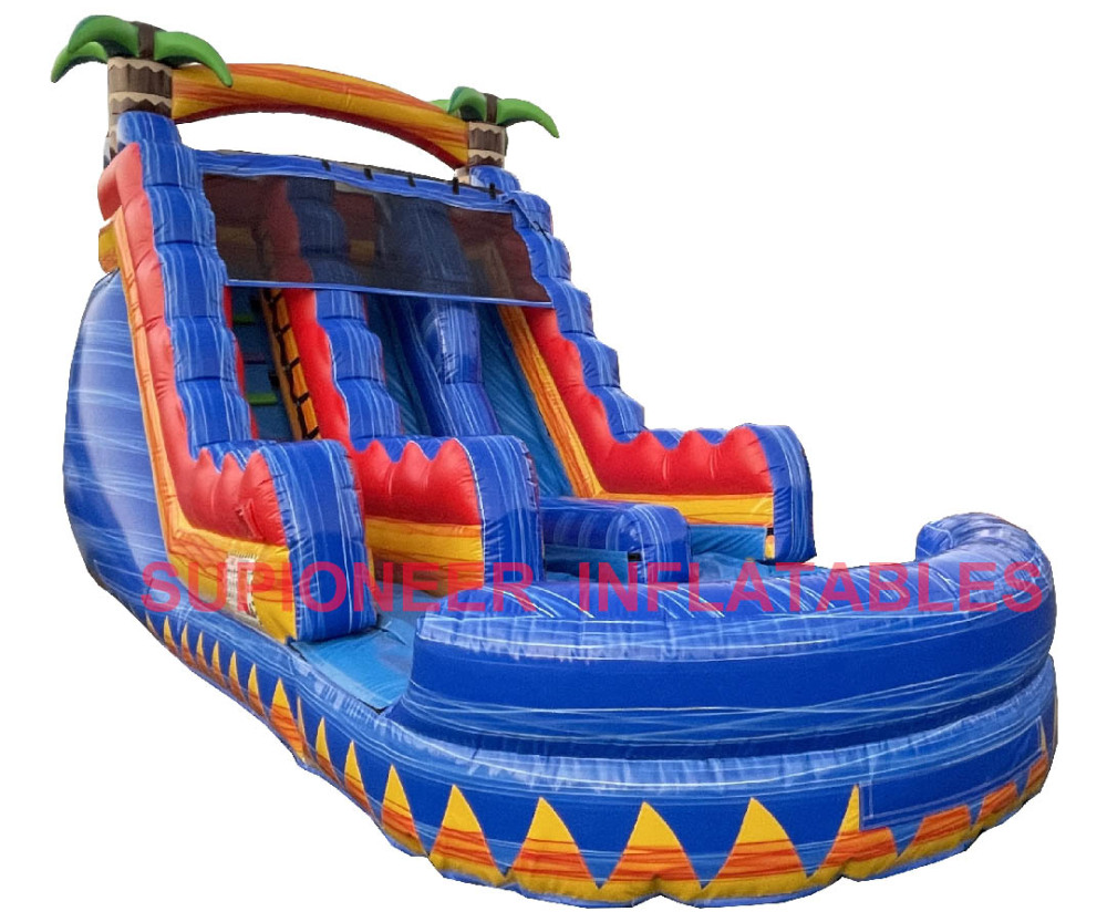 16 Tropical Inferno Dual Lane Water Slide, WS-2501148