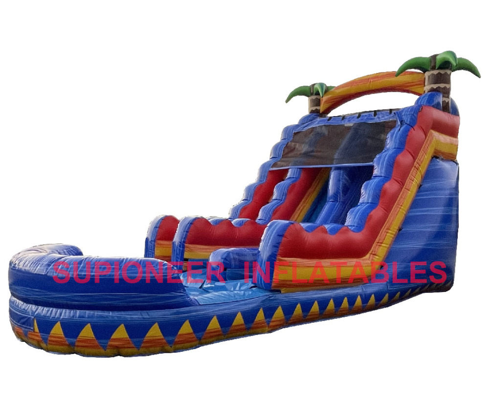 16 Tropical Inferno Dual Lane Water Slide, WS-2501148