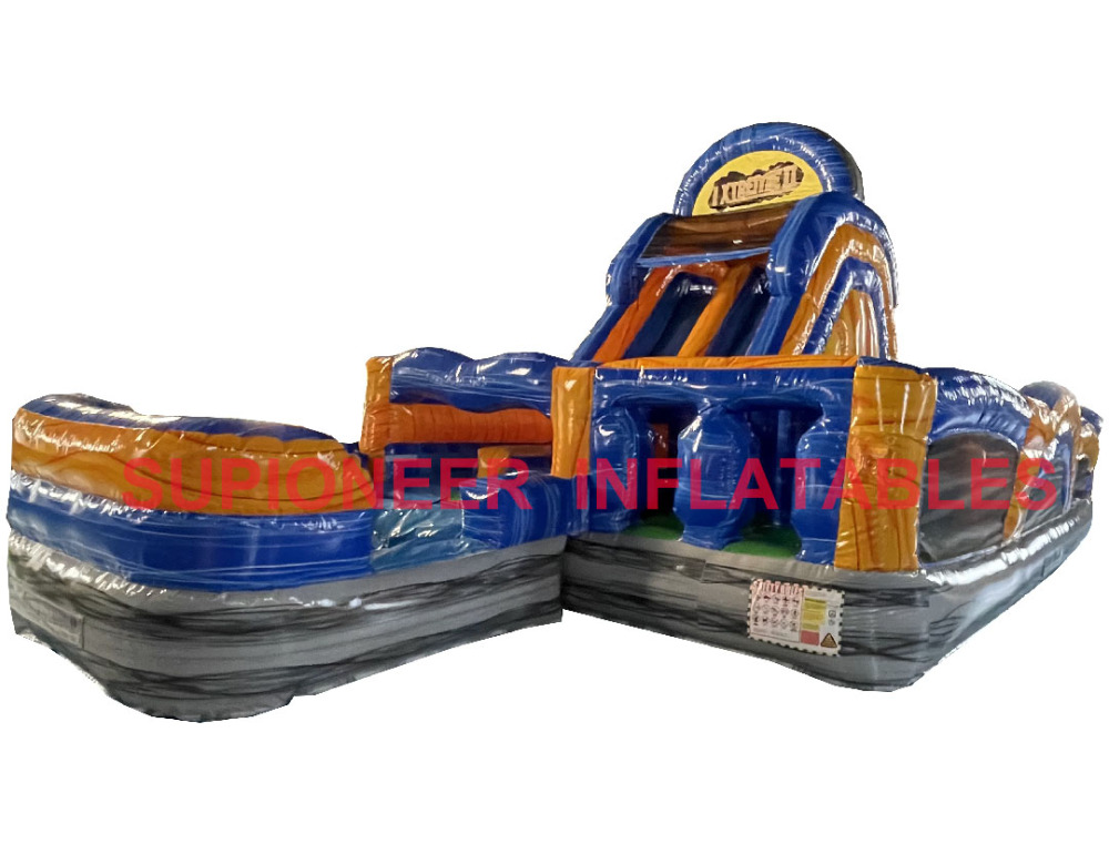 I Xtreme II Obstacle Course with inflated pool, OB-2501198