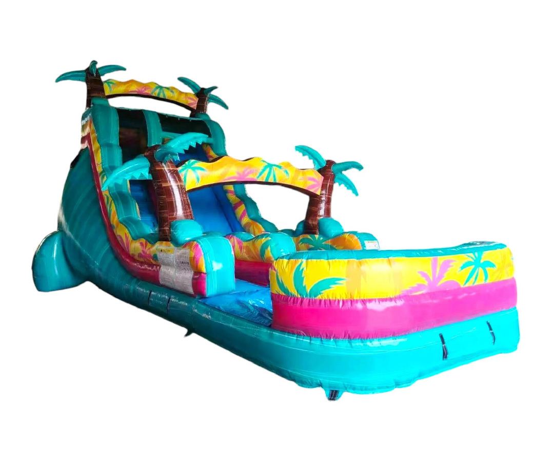 19 Island Flow Palm Water Slide, WS-2411241