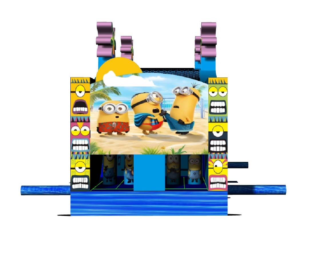 Minions N Stitch Obstacle Course, OB-2512229