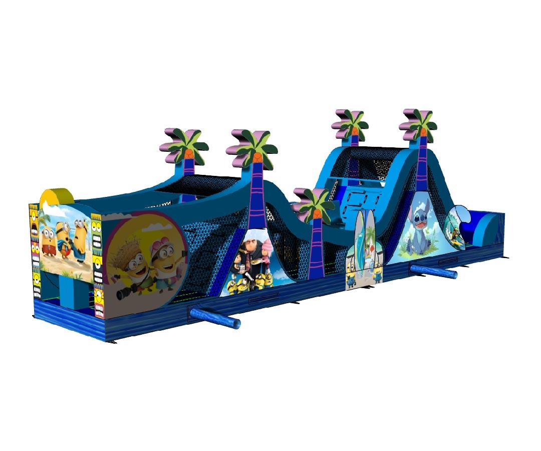 Minions N Stitch Obstacle Course, OB-2512229
