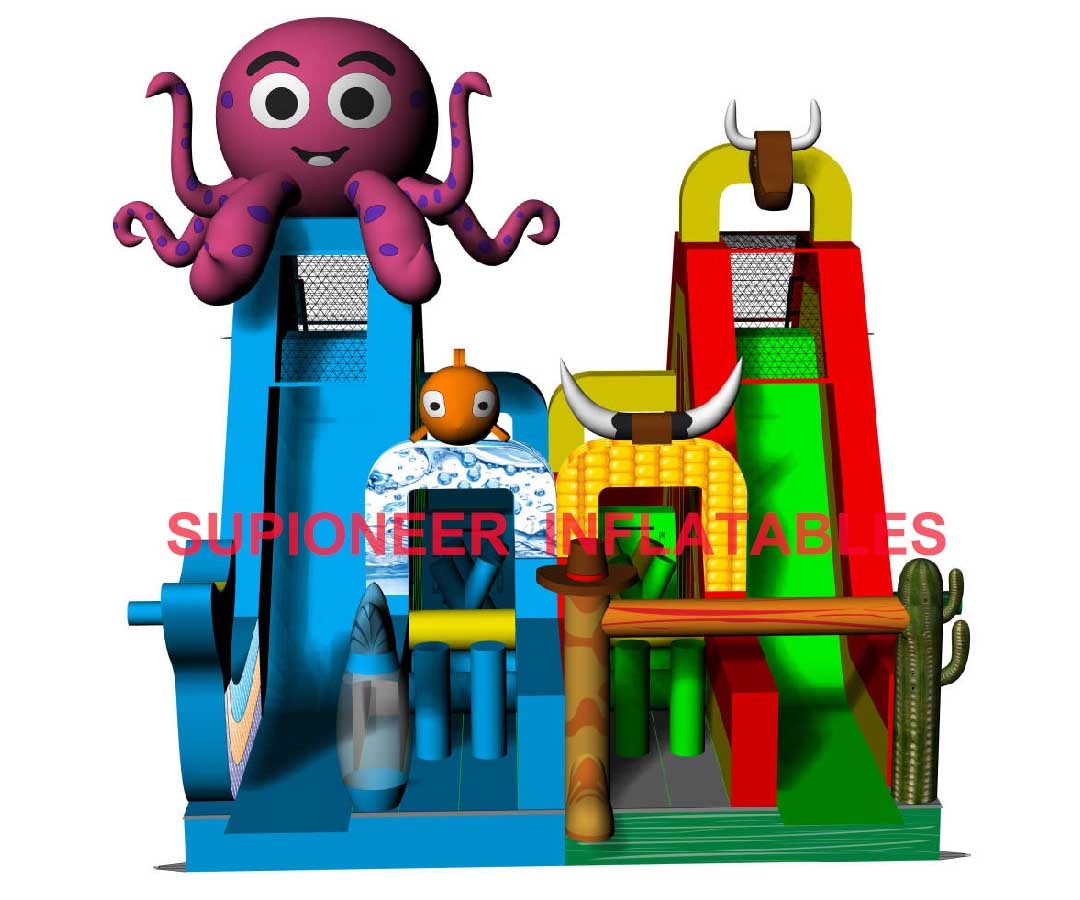 Ocean World & Western Obstacle Course, OB-2601032