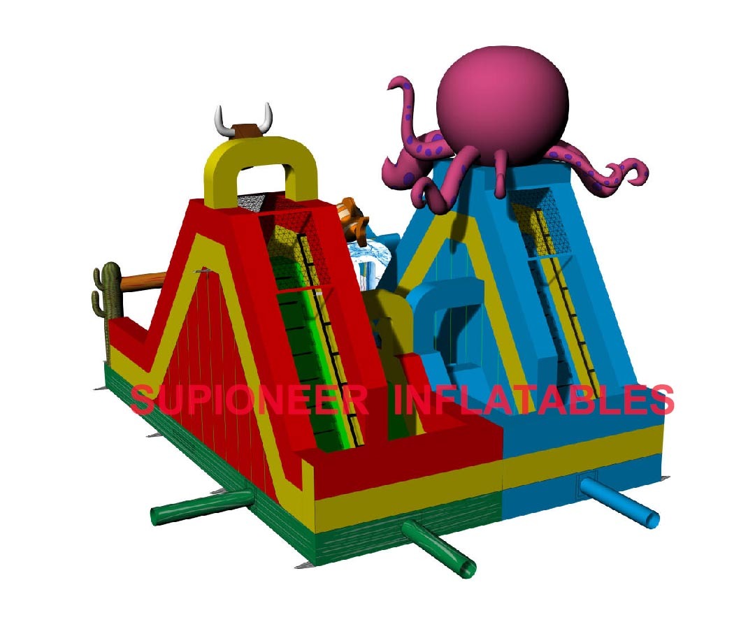 Ocean World & Western Obstacle Course, OB-2601032