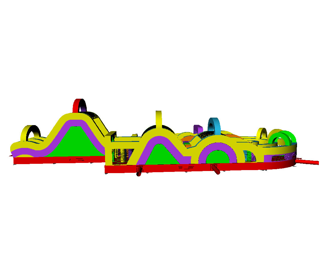 Retro Adrenaline Rush Obstacle Course, OB-2602261