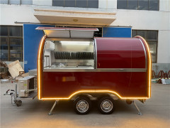 Food Truck Food Trailer Food Van 340x200x240cm Red