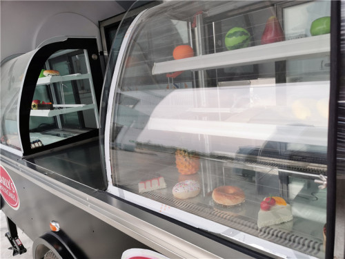 Dessert Food Trucks Cake Food Trailer Bread Catering Van Fruit Cart