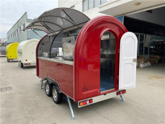 Food Truck Food Trailer Food Van 340x200x240cm Red