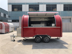 Lunch Food Truck Shaved Ice Trailer Churros Stand Dining Cart