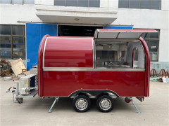 Food Truck Food Trailer Food Van 340x200x240cm Red