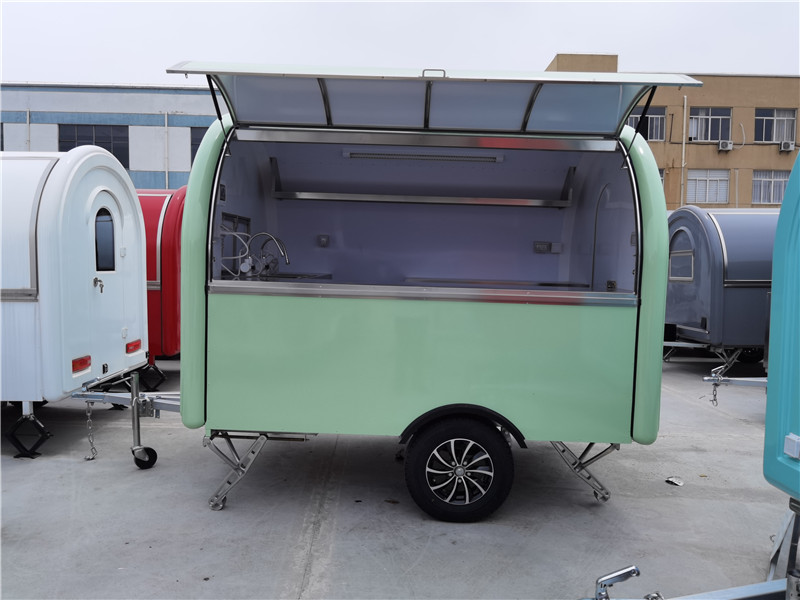 Mini Food Truck Small Food Cart Popcorn Stand Food Wagon