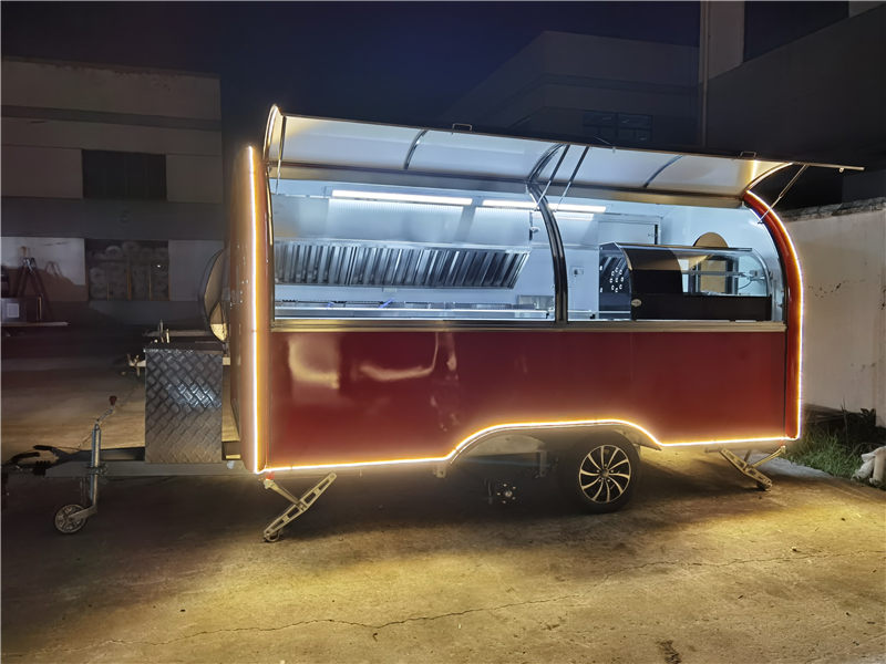 Food Truck Mobile Kitchen Trailer Mobile Food Cart