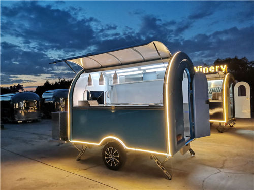 Donut Food Truck Barbeque Trailer Food Trolley Concession Stands