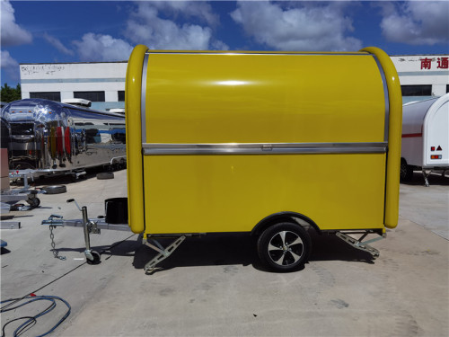 Fish And Chips Food Truck Hot Dog Trailer Fast Food Van Churros Stand