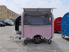 Vintage Ice Cream Truck Mini Food Trailer Snack Van Catering Trailer
