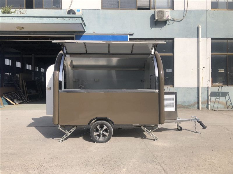 Grilled Cheese Truck Pizza Trailer Food Serving Trolley Coffee Mobile Van