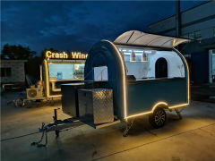 Donut Food Truck Barbeque Trailer Food Trolley Concession Stands