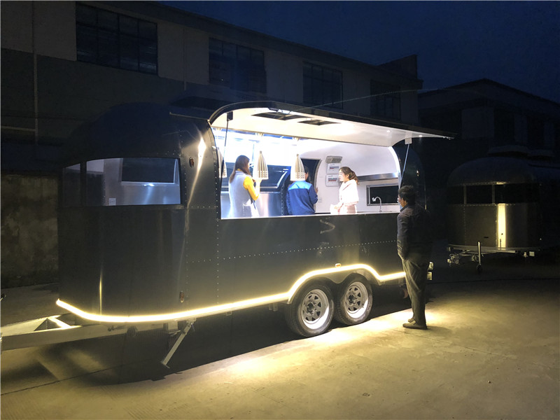 Airsteam Food Truck Mobile Kitchen Trailer Coffee Mobile Van Concession Stands