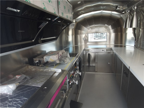 Airsteam Food Trailer Remorque Food Truck Kebab Van Street Food Stand