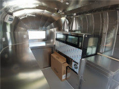 Small Airstream Food Truck Burger Catering Trailer Mobile Food Van