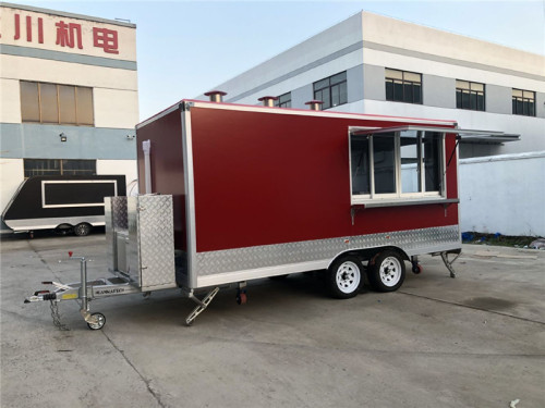 Taco Food Truck Pizza Oven Trailer Food Van Mobile Kitchen
