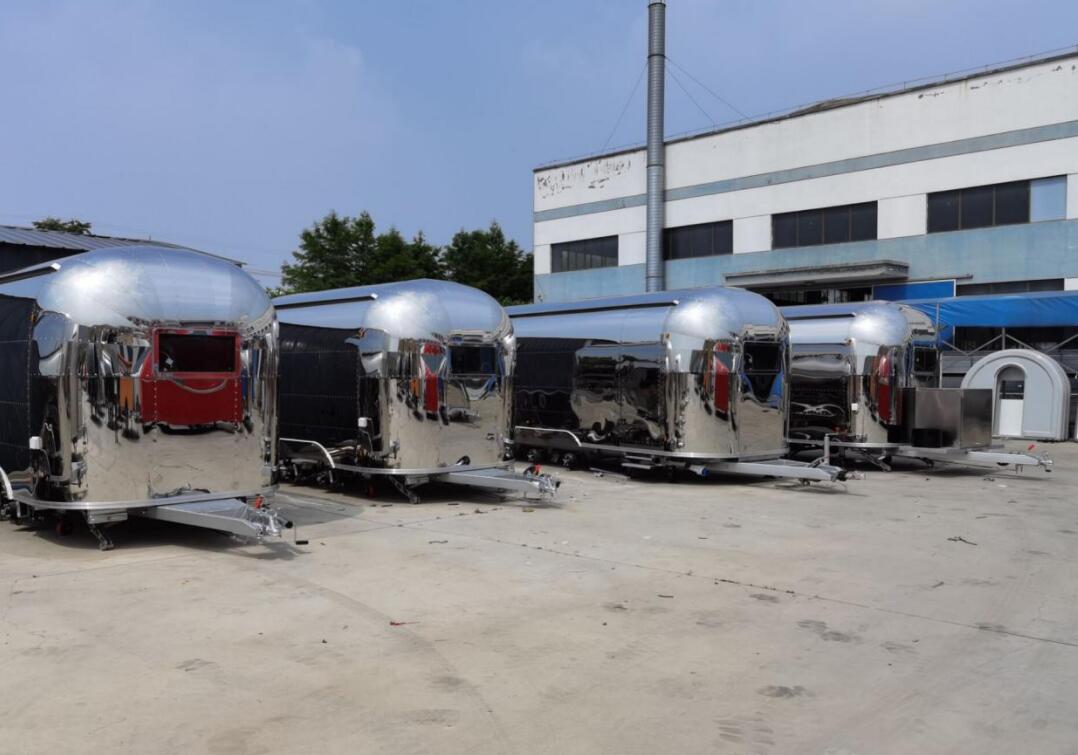 Food Trailers From Different Countries Are Waiting For Production