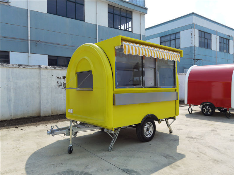 Mobile Ice Cream Food Truck Pizza Trailer Street Food Cart Fish And Chip Van
