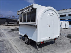 Retro Food Trucks Dining Cart Custom Food Trailers Concession Stand