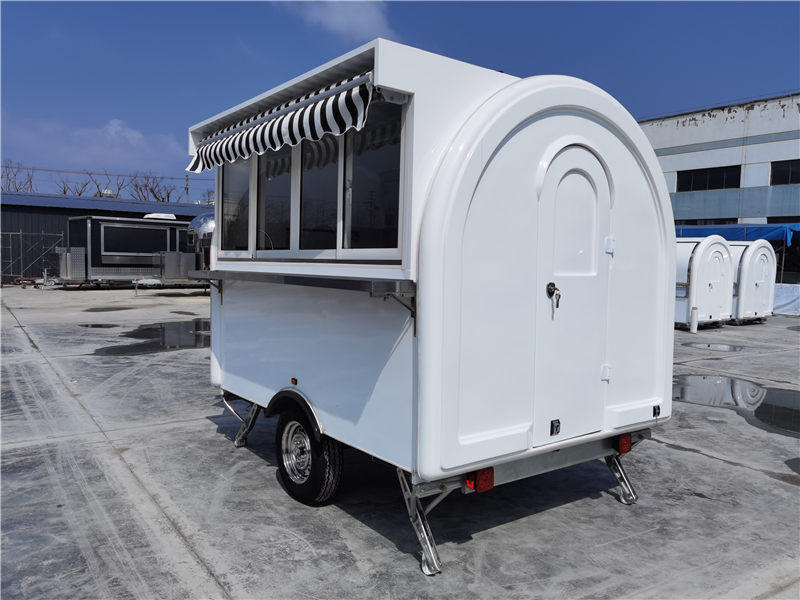 Retro Food Trucks Dining Cart Custom Food Trailers Concession Stand