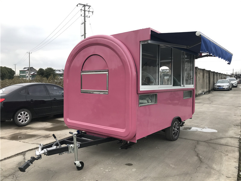 Ice Cream Food Trucks Cake Catering Trailer Snow Cone Food Cart