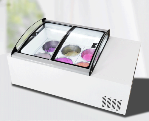 Table Ice Cream Freezer/ Ice Cream Dipping Cabinet