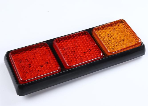 Triple tail light E MARK DOT certification