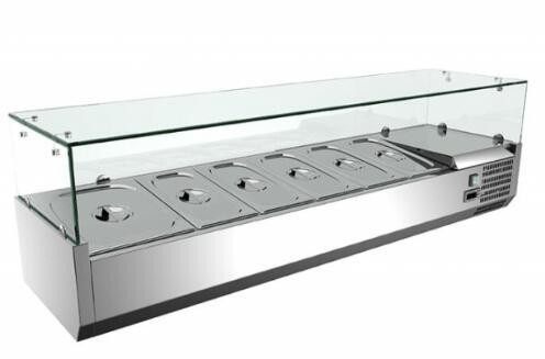 Counter salad bar refrigerator 900~180CM