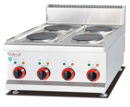 Electric 4-plates cooker
