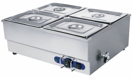 Electric Bain Marie 110V/220V 4x 1/2 GN containers