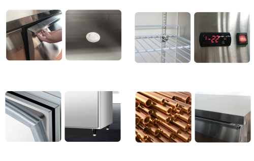 0.6m air cooling refrigerator (under the compressor)